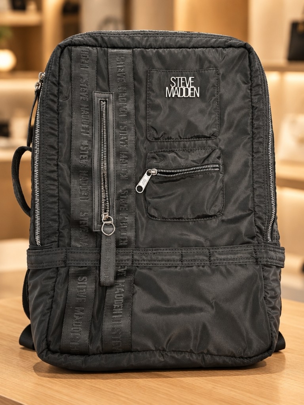 Steve Madden Backpack Laptop Sleeve Great For Travel, Work, School * Pocket Flaw